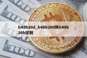b48b20d_b48b20d和b48b20b区别